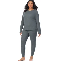 Cozy Stretch Thermal Long Sleeve Crew PLUS