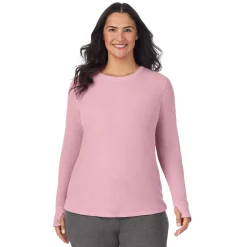 Cozy Stretch Thermal Long Sleeve Crew PLUS