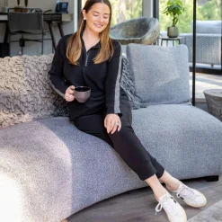 Cuddl Duds x Jennifer Lake Fleecewear with Stretch Half-Zip Pullover