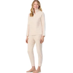 Cuddl Duds x Jennifer Lake Fleecewear with Stretch Half-Zip Pullover