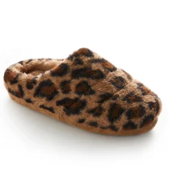 Faux Fur Puff Clog Slipper