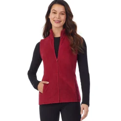 Fleecewear With Stretch Full Zip Vest