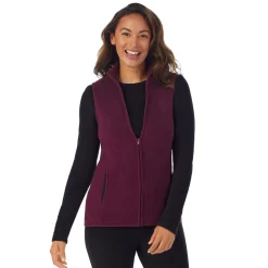 Fleecewear With Stretch Full Zip Vest