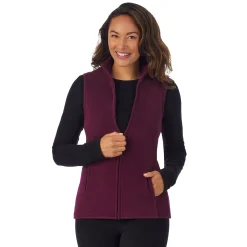 Fleecewear With Stretch Full Zip Vest