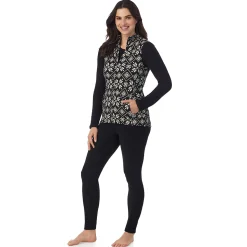 Fleecewear With Stretch Full Zip Vest