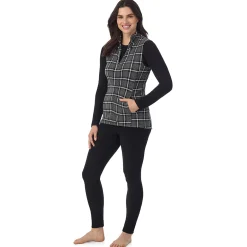 Fleecewear With Stretch Full Zip Vest