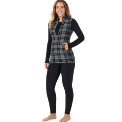 Fleecewear With Stretch Full Zip Vest