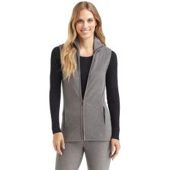 Fleecewear With Stretch Full Zip Vest