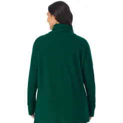 Fleecewear With Stretch Long Sleeve Tunic PLUS