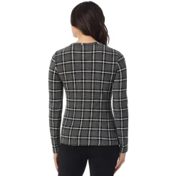 Fleecewear With Stretch Long Sleeve Crew PETITE