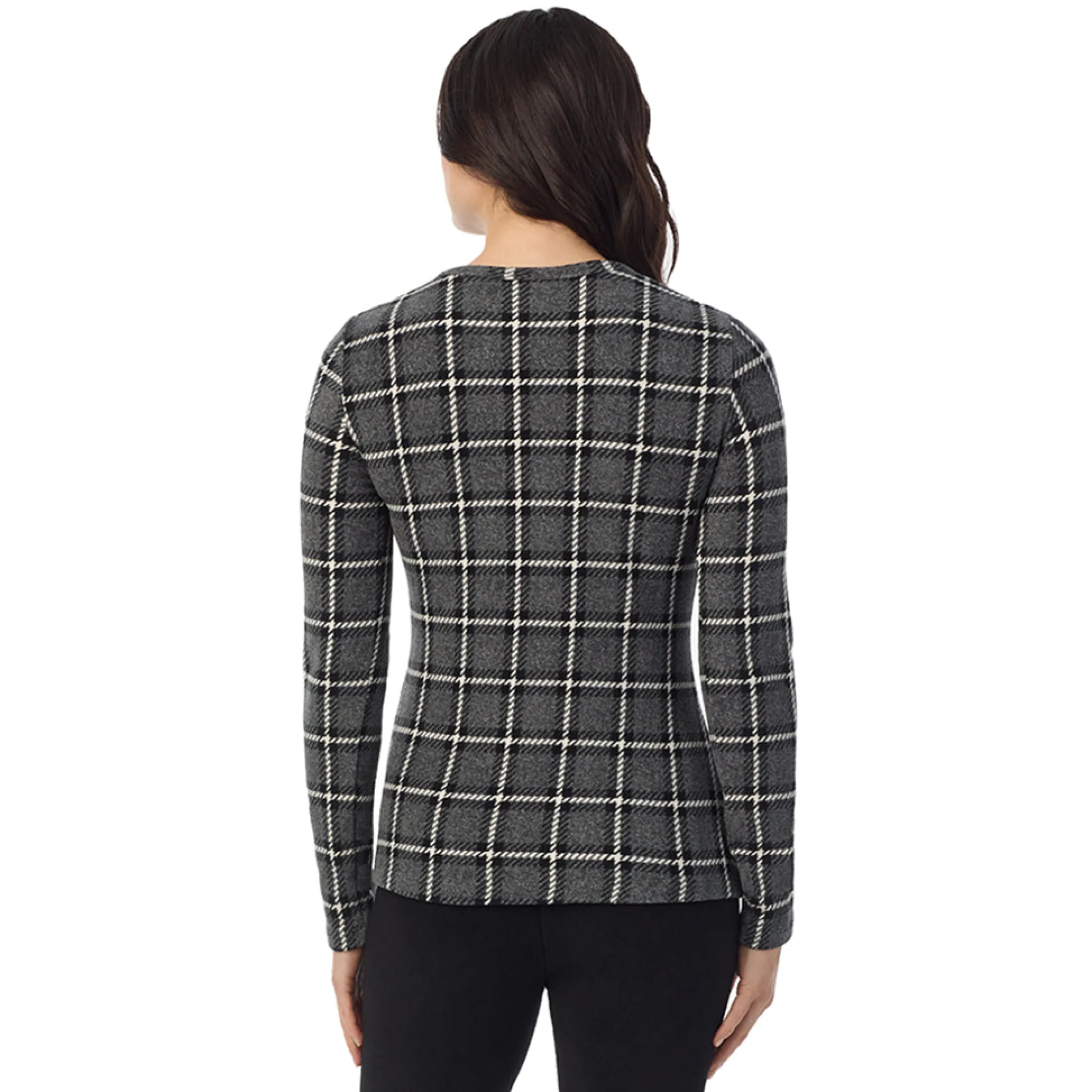 Fleecewear With Stretch Long Sleeve Crew PETITE