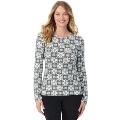 Fleecewear With Stretch Long Sleeve Crew