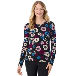 Fleecewear With Stretch Long Sleeve Crew