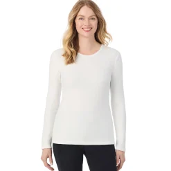 Fleecewear With Stretch Long Sleeve Crew