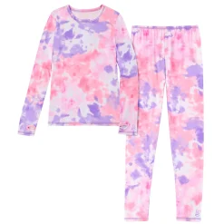 Girls Comfortech Stretch Poly 2 pc. Long Sleeve Crew & Pant Set