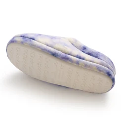 Girls Printed Tie Dye Fleece Clog Slipper