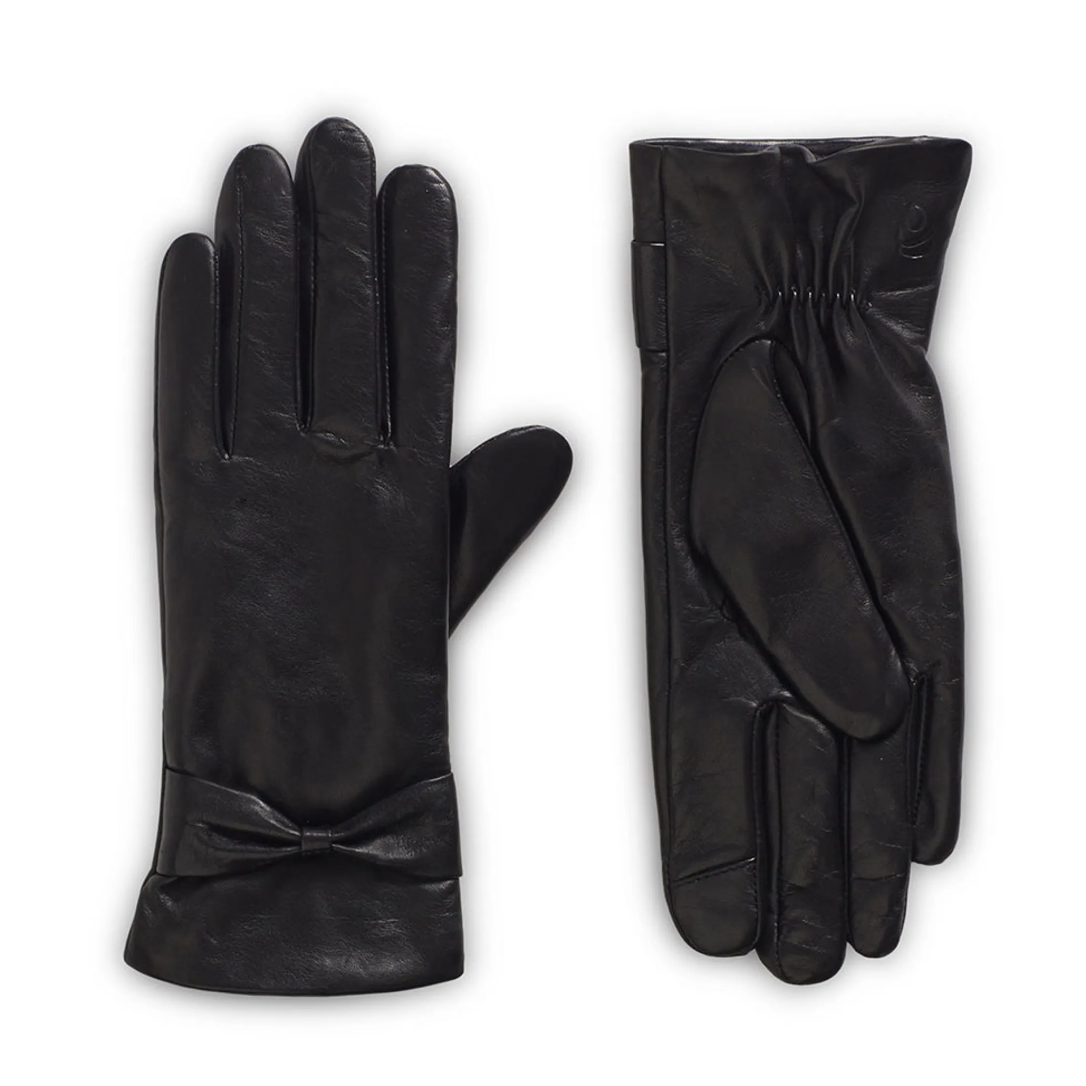 Leather Glove with Bow
