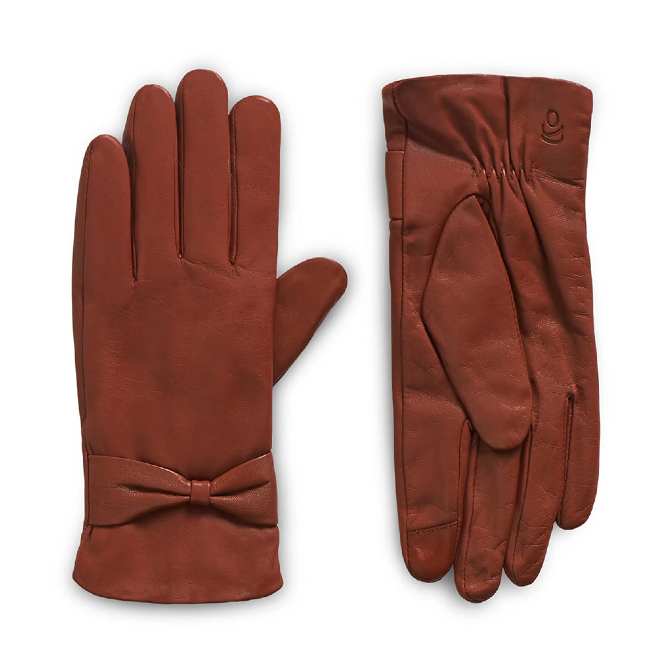 Leather Glove with Bow