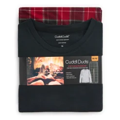 Mens Cozy Lodge Long Sleeve Crew and Pajama Pant 2-Pc Set