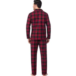 Mens Cozy Lodge Notch Pajama 2-Pc Set