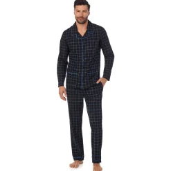 Mens Cozy Lodge Notch Pajama 2-Pc Set