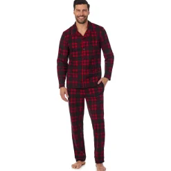 Mens Cozy Lodge Notch Pajama 2-Pc Set