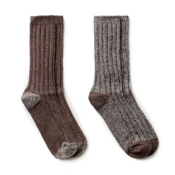 Mens Twist Rib Boot Sock 2PK