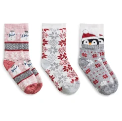 Penguin Brushed Lounge Sock 3 Pack