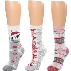 Penguin Brushed Lounge Sock 3 Pack