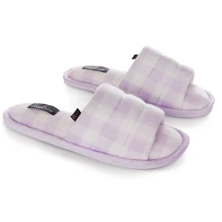 Puffy Velour Slide Slipper