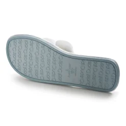 Puffy Velour Slide Slipper
