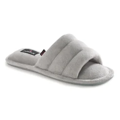 Puffy Velour Slide Slipper