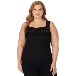 SofTech Stretch Lace Detail Cami PLUS