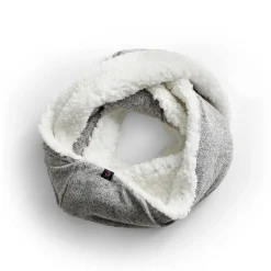 SoftKnit Infinity Scarf with Sherpa