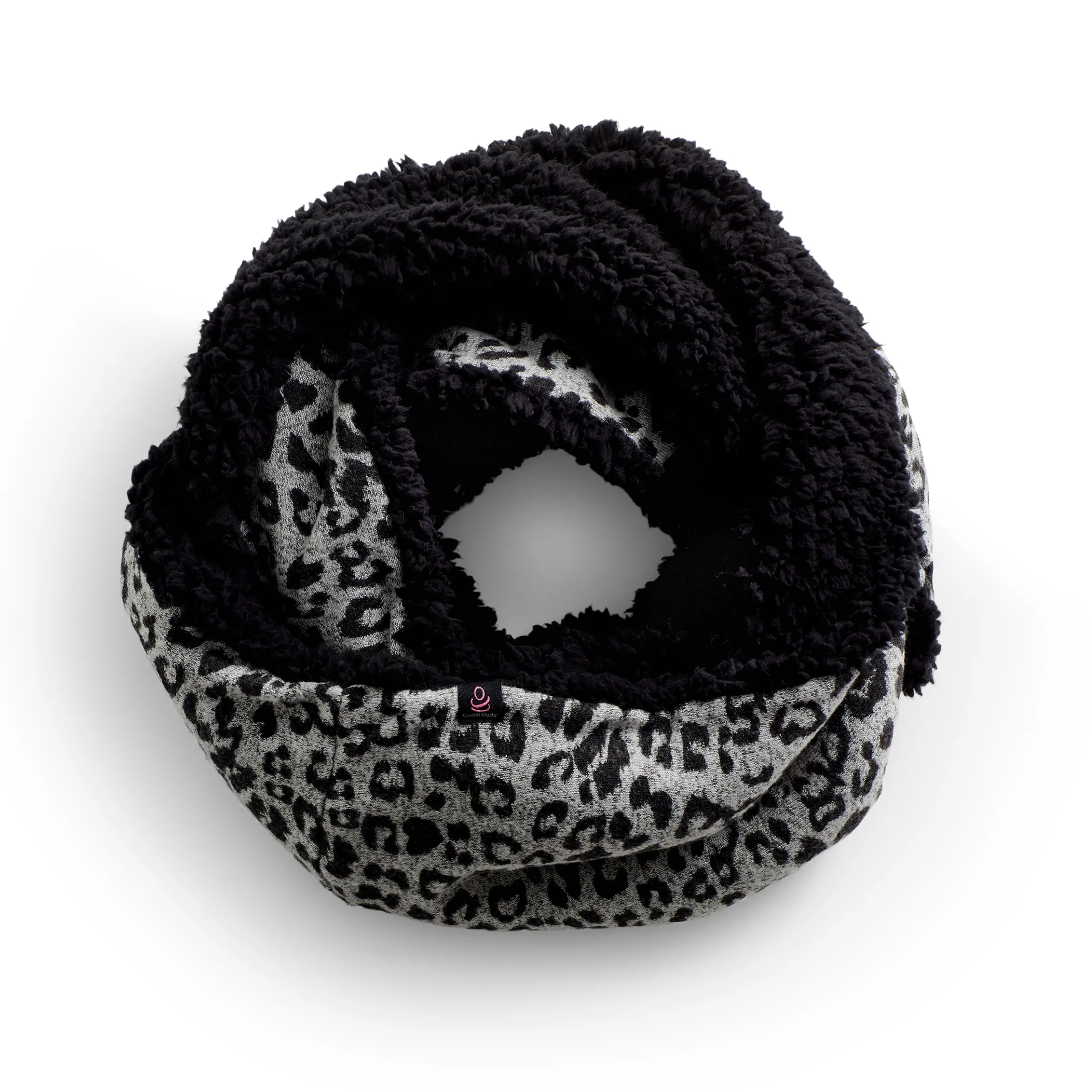 SoftKnit Infinity Scarf with Sherpa