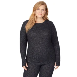 SoftKnit Long Sleeve Crew PLUS