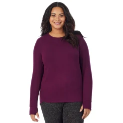 SoftKnit Long Sleeve Crew PLUS