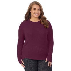 SoftKnit Long Sleeve Crew PLUS