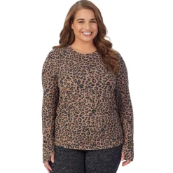 SoftKnit Long Sleeve Crew PLUS