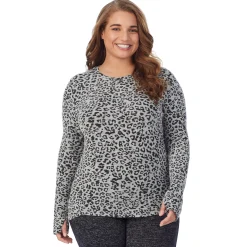 SoftKnit Long Sleeve Crew PLUS