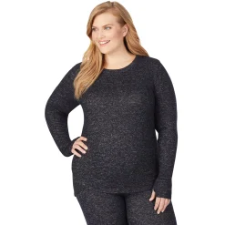 SoftKnit Long Sleeve Crew PLUS