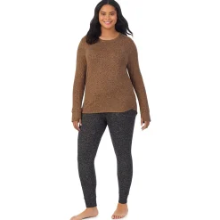 SoftKnit Long Sleeve Crew PLUS