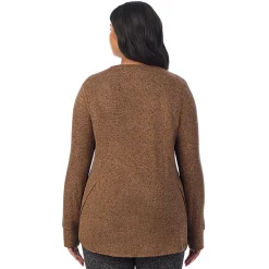 SoftKnit Long Sleeve Crew PLUS