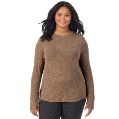 SoftKnit Long Sleeve Crew PLUS