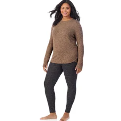 SoftKnit Long Sleeve Crew PLUS