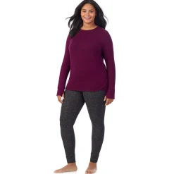 SoftKnit Long Sleeve Crew PLUS