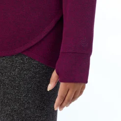 SoftKnit Long Sleeve Crew PLUS