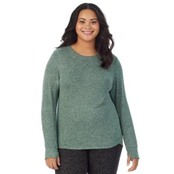 SoftKnit Long Sleeve Crew PLUS
