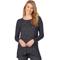 SoftKnit Long Sleeve Crossover Tunic