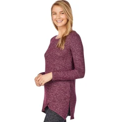 SoftKnit Long Sleeve Crossover Tunic